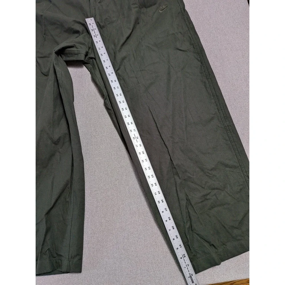 Nike Pants Men's XL Olive Green Oversized Fit Drawstring Baggy Streetwear Skate